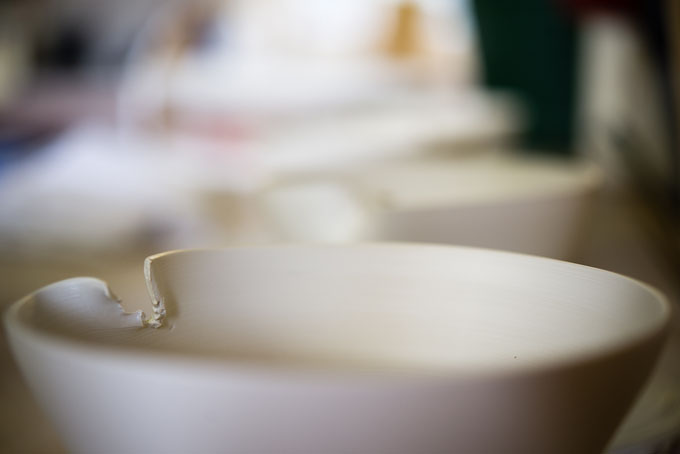 Ros Perton in her studio 2016